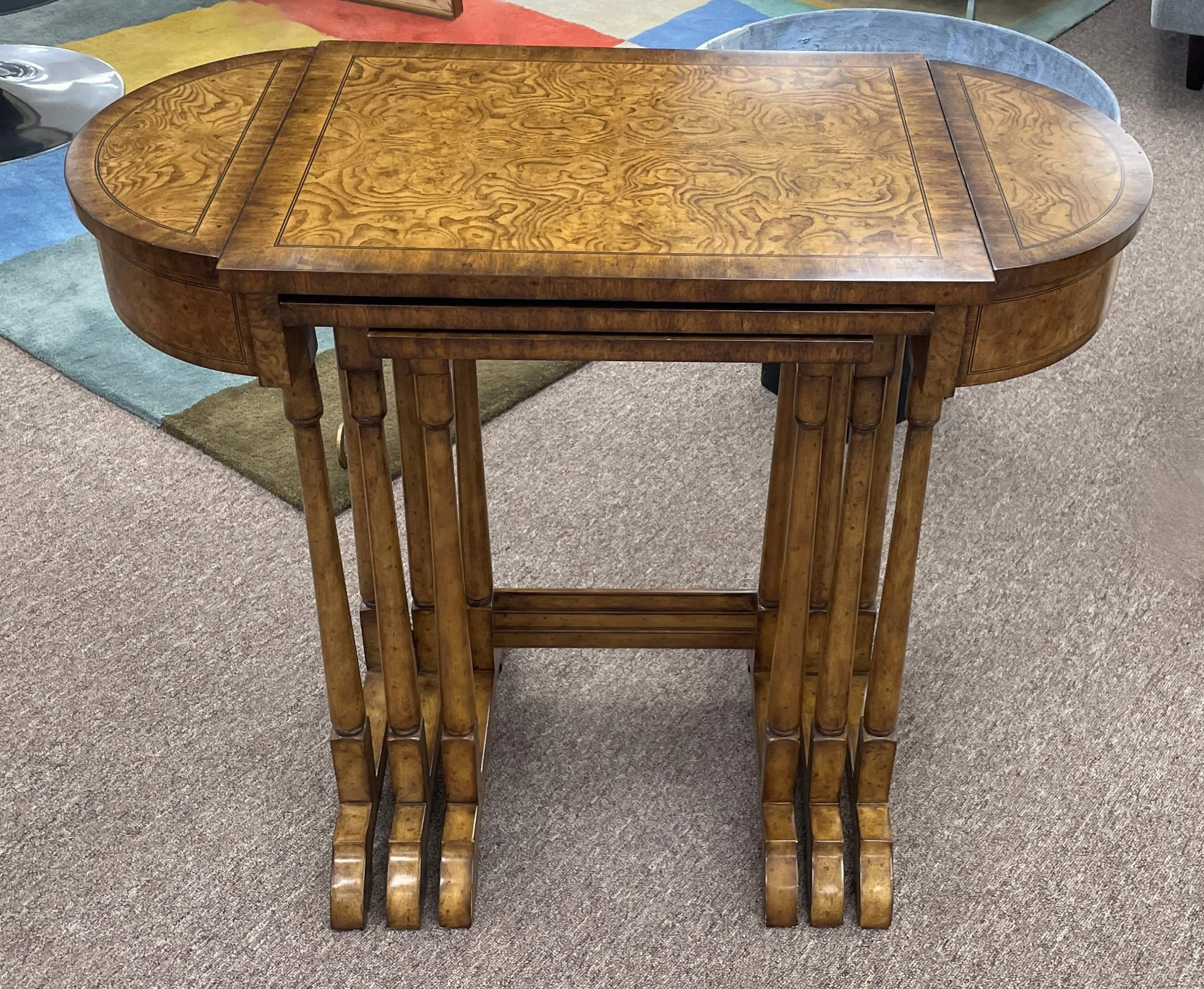 Encore Furniture Gallery-Vintage Maitland Smith Nesting Game Tables